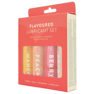Loving Joy Flavoured Lubricant Set (4x 30ml) - Angled Packaging Shot 2