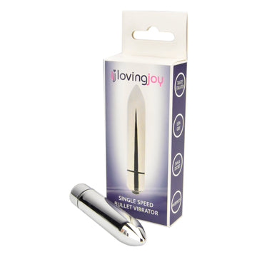 Loving Joy Single Speed Bullet Vibrator Silver