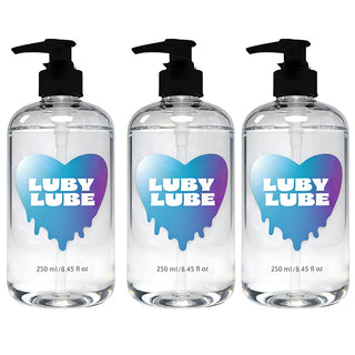 Luby Lube Water-Based Intimate Lubricant (3x 250ml)