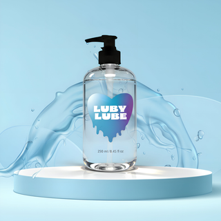 Luby Lube Water-Based Intimate Lubricant (Lifestyle shot)