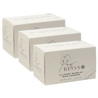 MyBliss Ultra Thin Luxury Wider-Fit Condoms [36 Pack]