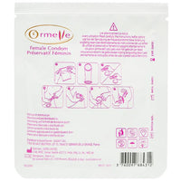 Ormelle Female Condoms (Back of Packaging)