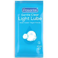 Pasante Gentle Light Clear Lube Sachets (10ml x 500) - Sachet Foil