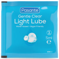 Pasante Gentle Light Clear Lube Sachets (5ml x 144) - Sachet Foil