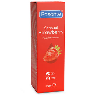 Pasante Sensual Strawberry Lube (75ml) - Packaging