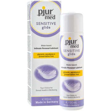 Pjur Med Sensitive Glide Water-Based Intimate Personal Lubricant (100ml)