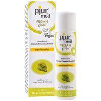 Pjur Med Vegan Glide Water-Based Intimate Personal Lubricant (100ml)