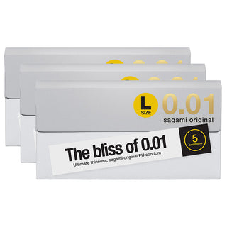Sagami Original 0.01 Large Condoms (15 Pack)