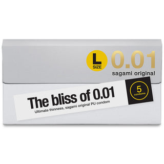 Sagami Original 0.01 Large Condoms (5 Pack)