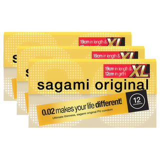 Sagami Original 0.02 Extra Large Condoms (36 Pack)