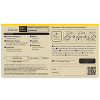 Sagami Original 0.02 Extra Large Condoms - Back (6 Pack)