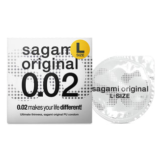 Sagami Original 0.02 Large Condoms (Singe Pack)