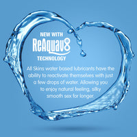 Skins Aqua Water-Based Lubricant (Info 2 - ReAquav8 technology)