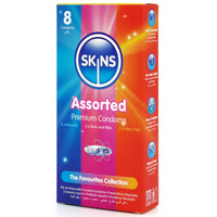 Skins Assorted Condoms (Angled Shot 2) [8 Pack]