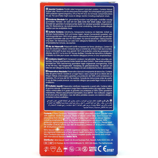 Skins Assorted Condoms (Back of Packaging) [8 Pack]