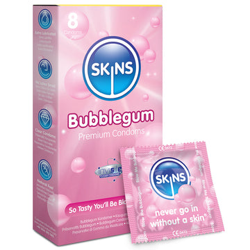 Skins Bubblegum Condoms (8 Pack)