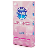 Skins Bubblegum Condoms (Angled Shot 2) [8 Pack]