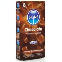 Skins Chocolate Condoms (Angled Shot 1) [8 Pack]
