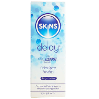 Skins Delay Natural Delay Spray For Men (30ml) - Packaging