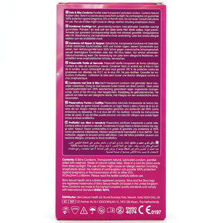 Skins Dots and Ribs Condoms (Back) [8 Pack]