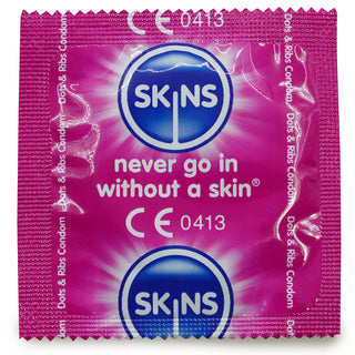 Skins Dots and Ribs Condoms (Foil)