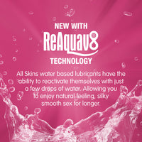 Skins Excite Tingling Sensation Water-Based Lubricant (Info 2 - ReAquav8 technology)