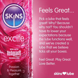 Skins Excite Tingling Sensation Water-Based Lubricant (Info 3 - feels great)