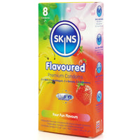 Skins Flavoured Condoms (Angled Shot 2) [8 Pack]