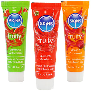 Skins Fruity Lubes (3 x 12ml Tubes)