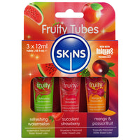 Skins Fruity Lubes (3 x 12ml Tubes) - Front of Packaging