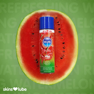 Skins Fruity Refreshing Watermelon Pleasure Water-Based Lubricant (Lifestyle shot 2)