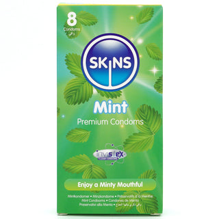 Skins Mint Condoms (Front) [8 Pack]