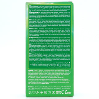 Skins Mint Condoms (Back) [8 Pack]