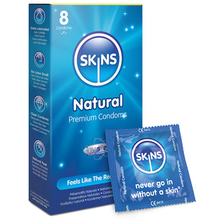 Skins Natural Condoms (8 Pack)