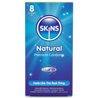 Skins Natural Condoms (Front) [8 Pack]