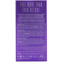 Skins Non-Latex XL Condoms (Back of Packaging)