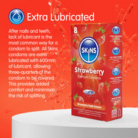 Skins Strawberry Condoms (Info 3)