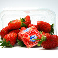 Skins Strawberry Condoms (Lifestyle Shot)
