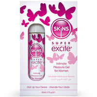 Skins Super Excite Intimate Pleasure Gel for Women (30ml) - Packaging