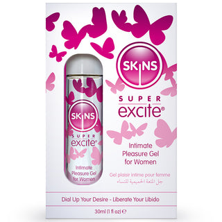 Skins Super Excite Intimate Pleasure Gel for Women (30ml) - Packaging