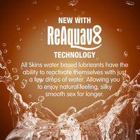 Skins Tasty Double Chocolate Desire Water-Based Lubricant (Info 2 - ReAquav8 technology)