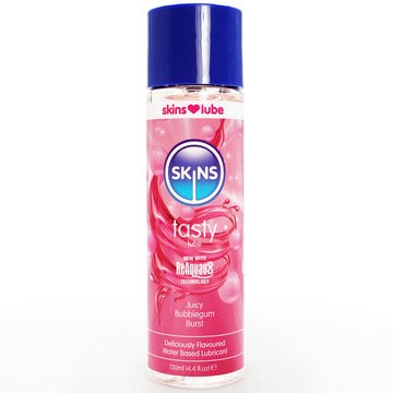 Skins Tasty Juicy Bubblegum Burst Water-Based Lubricant (130ml)