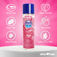 Skins Tasty Juicy Bubblegum Burst Water-Based Lubricant (Info 1)