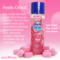 Skins Tasty Juicy Bubblegum Burst Water-Based Lubricant (Info 3 - feels great)