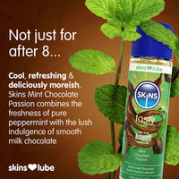 Skins Tasty Mint Chocolate Passion Water-Based Lubricant (Info 5 - not just for after 8)