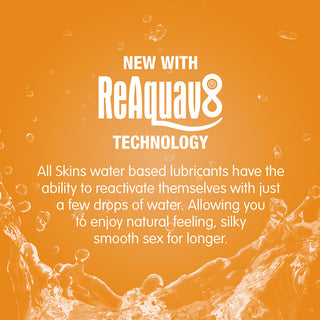 Skins Tasty Salted Caramel Seduction Water-Based Lubricant (Info 2 - ReAquav8 technology)