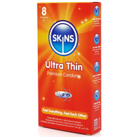 Skins Ultra Thin Condoms (Angled Packaging 2) [8 Pack]