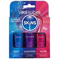 Skins Vital Lubes (3 x 12ml Tubes)