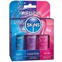 Skins Vital Lubes (3 x 12ml Tubes)