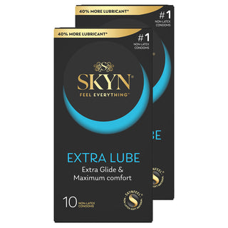 Skyn Extra Lubricated Non-Latex Condoms (20 Pack)